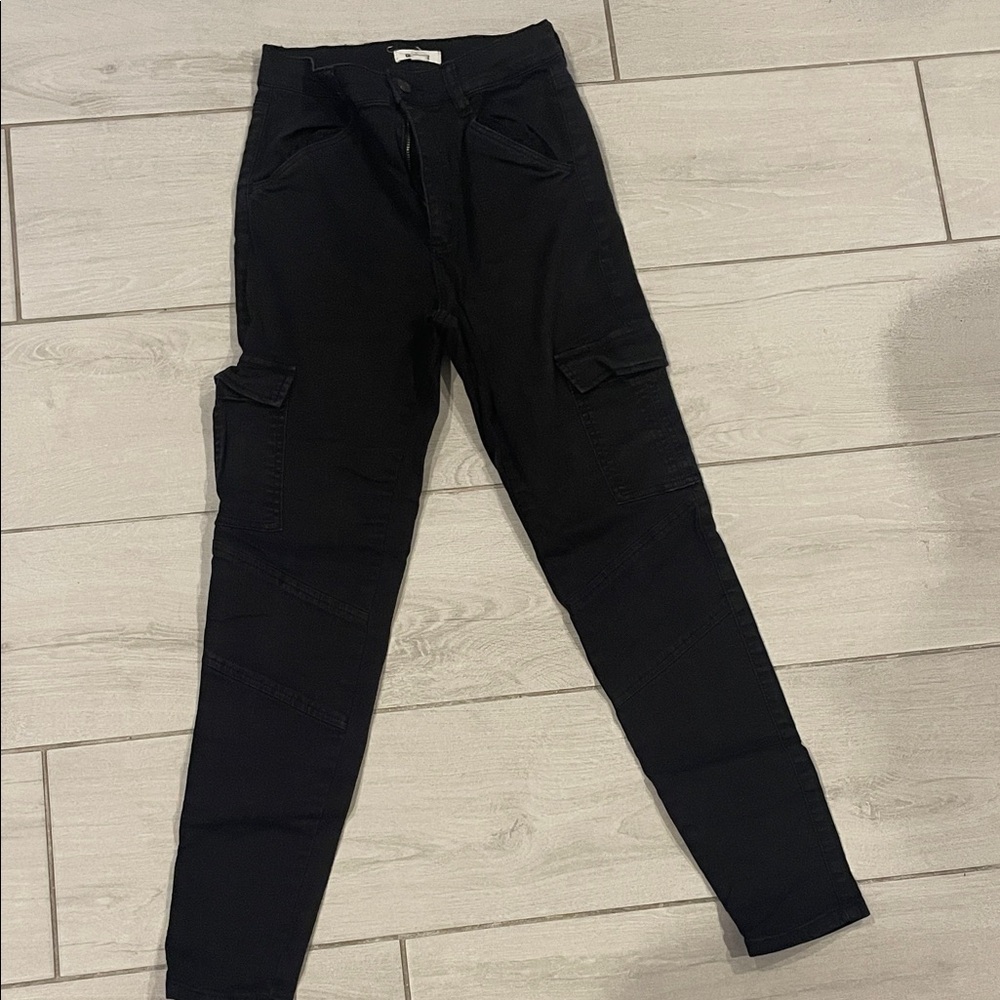 Garage Black Cargo Pants